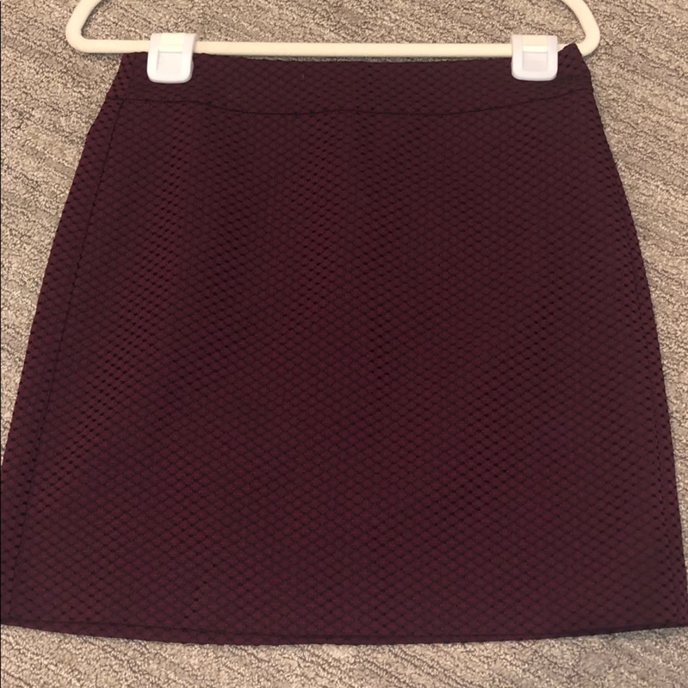 BRAND NEW WITH TAGS Loft maroon pencil skirt